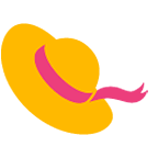 👒 Emoji Chapéu Feminino na Google Android 5.0.