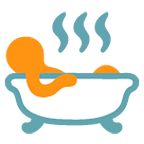 Emoji 🛀 Persona Che Fa Il Bagno su Google Android 6.0.1.