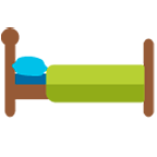 Emoji 🛏️ Letto su Google Android 6.0.1.