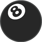 🎱 Emoji Bola Negra De Billar en Google Android 6.0.1.
