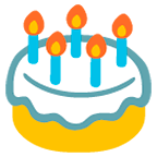 🎂 Emoji Geburtstagskuchen Google Android 6.0.1.