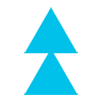 ⏫ Emoji Triángulo Doble Hacia Arriba en Google Android 6.0.1.