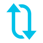 Emoji 🔃 Frecce Verticali Che Ruotano In Senso Orario su Google Android 6.0.1.