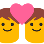 Emoji 👨‍❤️‍👨 Coppia Con Cuore: Uomo E Uomo su Google Android 6.0.1.