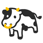 Emoji 🐄 Mucca su Google Android 6.0.1.