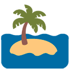 🏝️ Emoji Ilha Deserta na Google Android 6.0.1.