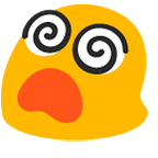 😵 Emoji Rosto Atordoado na Google Android 6.0.1.