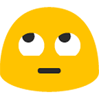 🙄 Emoji Augen verdrehendes Gesicht Google Android 6.0.1.