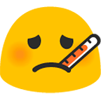 Emoji 🤒 Faccina Con Termometro su Google Android 6.0.1.
