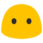 Emoji 😶 Faccina Senza Bocca su Google Android 6.0.1.
