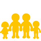 👨‍👨‍👧‍👦 Emoji Familie: Mann, Mann, Mädchen und Junge Google Android 6.0.1.