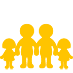 👨‍👨‍👧‍👧 Emoji Familie: Mann, Mann, Mädchen und Mädchen Google Android 6.0.1.