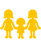 👩‍👩‍👧 Emoji Familie: Frau, Frau und Mädchen Google Android 6.0.1.