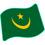 🇲🇷 Emoji Bandeira: Mauritânia na Google Android 6.0.1.