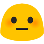 Emoji 😳 Faccina Imbarazzata su Google Android 6.0.1.