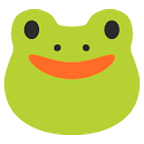 🐸 Emoji Rosto De Sapo na Google Android 6.0.1.
