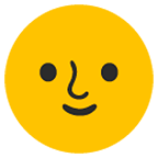 🌝 Emoji Rosto Da Lua Cheia na Google Android 6.0.1.