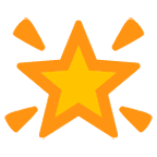 Emoji 🌟 Stella Che Brilla su Google Android 6.0.1.