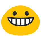 😀 Emoji Rosto Risonho na Google Android 6.0.1.