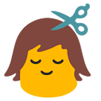 Emoji 💇 Taglio Di Capelli su Google Android 6.0.1.