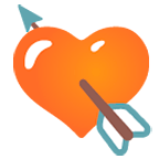 💘 Emoji Coração Com Flecha na Google Android 6.0.1.