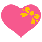 💝 Emoji Herz mit Schleife Google Android 6.0.1.