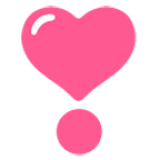 ❣️ Emoji Exclamação De Coração na Google Android 6.0.1.