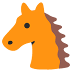 Émoji 🐴 Tête De Cheval sur Google Android 6.0.1.
