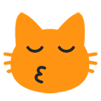😽 Emoji Gato Besando en Google Android 6.0.1.