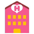 Émoji 🏩 Love Hotel sur Google Android 6.0.1.