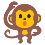 Emoji 🐒 Scimmia su Google Android 6.0.1.