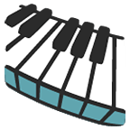 Émoji 🎹 Piano sur Google Android 6.0.1.