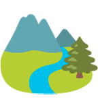 Émoji 🏞️ Parc National sur Google Android 6.0.1.