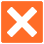 ❎ Emoji Kreuzsymbol im Quadrat Google Android 6.0.1.