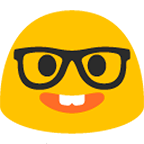 🤓 Emoji Cara De Empollón en Google Android 6.0.1.