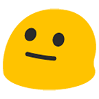 😐 Emoji neutrales Gesicht Google Android 6.0.1.