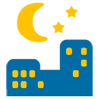 🌃 Emoji Noche Estrellada en Google Android 6.0.1.