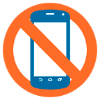 Émoji 📵 Téléphones Portables Interdits sur Google Android 6.0.1.