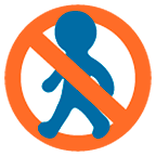 🚷 Emoji Prohibido El Paso De Peatones en Google Android 6.0.1.
