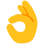 Emoji 👌 Mano Che Fa OK su Google Android 6.0.1.