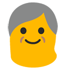 👴 Emoji älterer Mann Google Android 6.0.1.