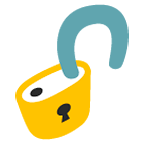Emoji 🔓 Lucchetto Aperto su Google Android 6.0.1.