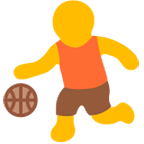 ⛹️ Emoji Pessoa Jogando Basquete na Google Android 6.0.1.