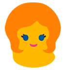 👱 Emoji Persona Adulta Rubia en Google Android 6.0.1.