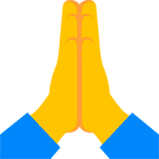🙏 Emoji Manos En Oración en Google Android 6.0.1.