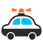 Emoji 🚓 Macchina Della Polizia su Google Android 6.0.1.