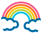 Emoji 🌈 Arcobaleno su Google Android 6.0.1.