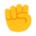 ✊ Emoji erhobene Faust Google Android 6.0.1.