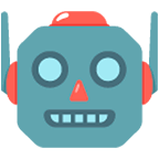 Emoji 🤖 Faccina Di Robot su Google Android 6.0.1.