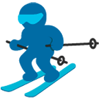 ⛷️ Emoji Esquiador na Google Android 6.0.1.